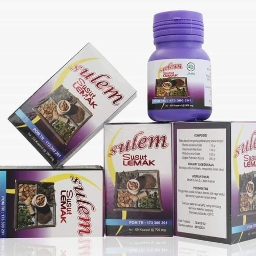OBAT PELANGSING BADAN SULEM Ampuh BPOM Original Tanpa Efek Samping Herbal Pria Wanita Diet Ampuh Bpo