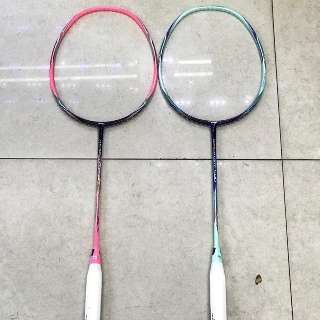 RAKET BADMINTON LINING WINDSTORM 500 Blue & Pink Original