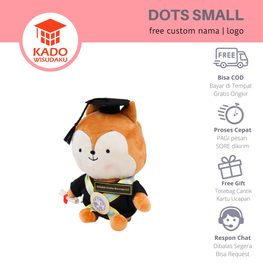 Boneka Wisuda  Descendants Of The Sun / DOTS Small