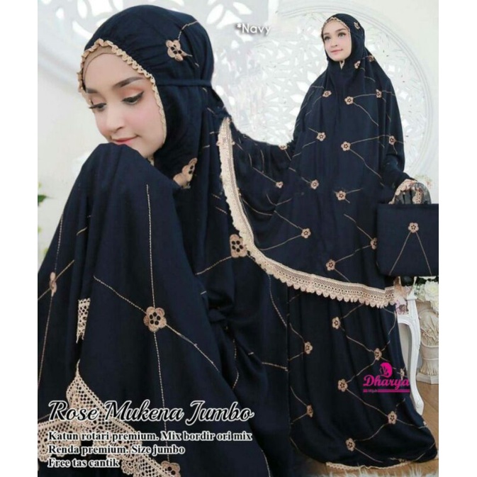 ROSE MUKENA JUMBO RAYON /MUKENA RAYON JUMBO
