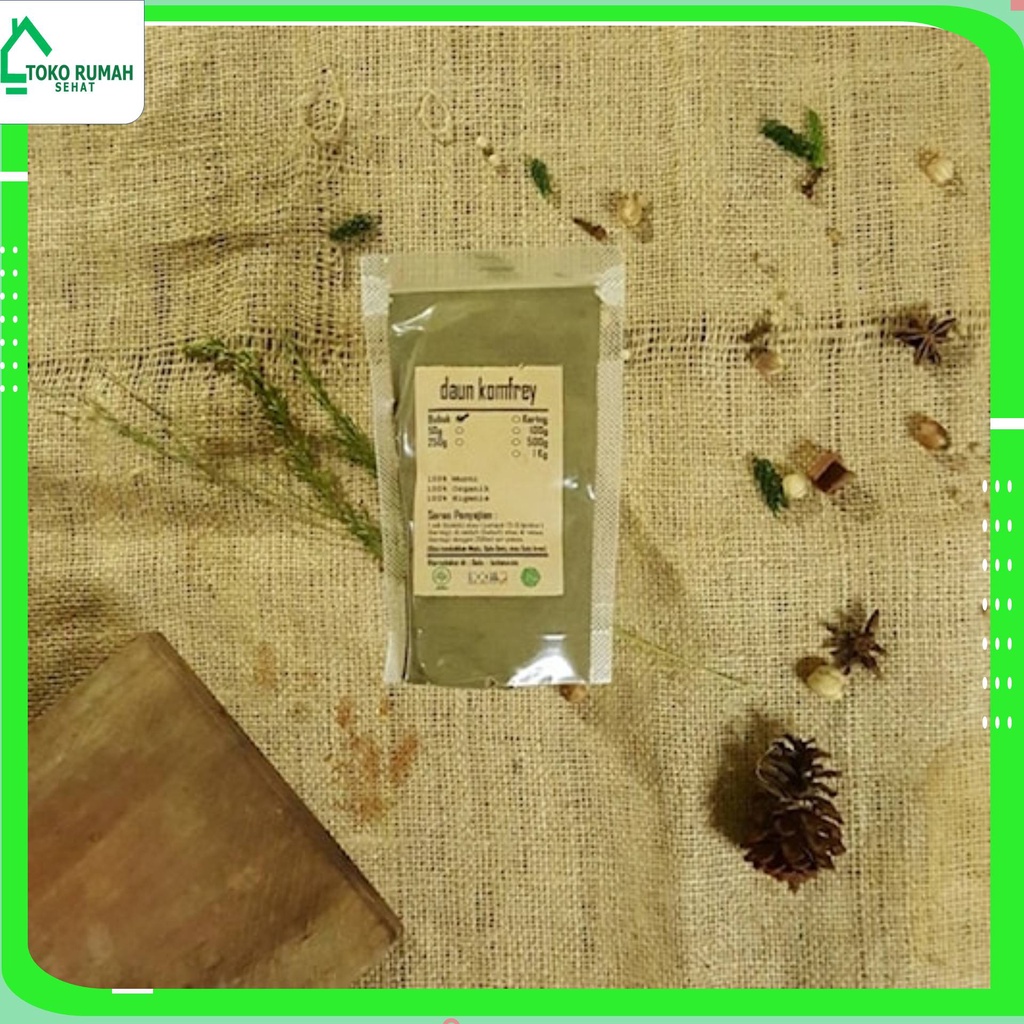 

DAUN KOMFREY COMFREY BUBUK 100 GRAM - Symphytum - MURNI - JSR -