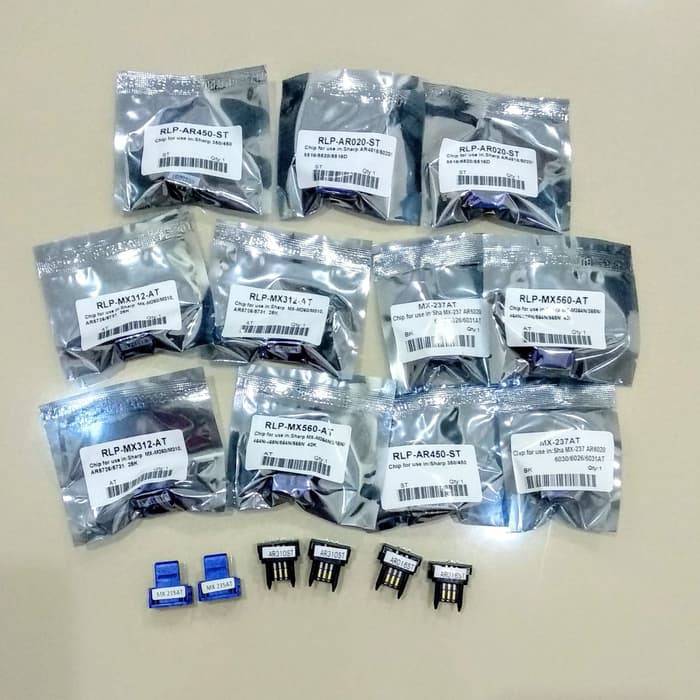 

Chip toner fotocopy SHARP semua model