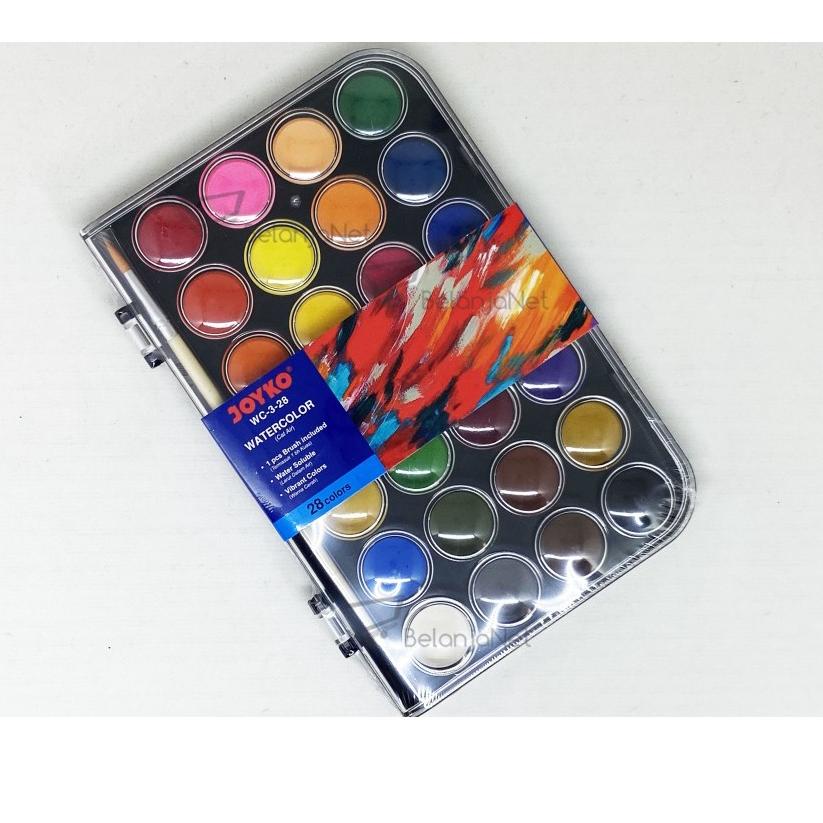 

Paling Top Cat Air Watercolor Cake Joyko 28 Warna WC-3-28