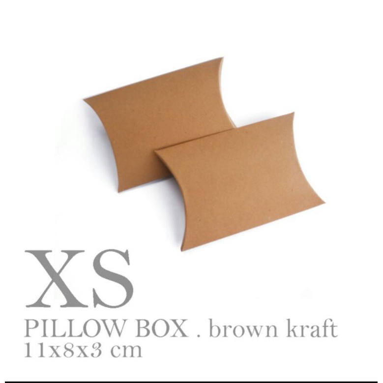 PILLOW BOX DUS SOUVENIR DUS BANTAL KRAFT DUS PILLOW KOTAK SOUVENIR BOX PILLOW