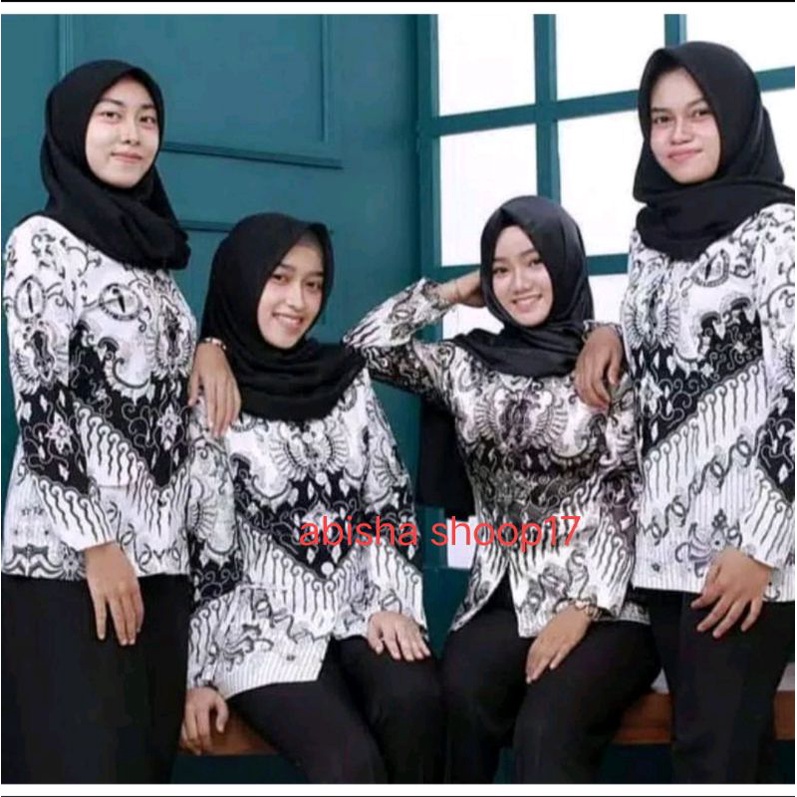 PGRI motif  kusuma bangsa ready stok S.M.L.XL.XXL.4L.5L