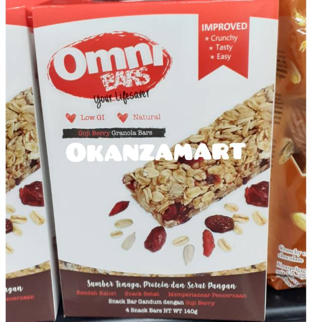 

Omni Chewy Goji Berry Bars Box 4x35gr