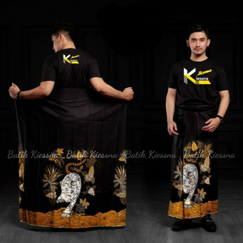 JAZILAHE SARUNG MACAN KUNING SARUNG BATIK / SARUNG SANTRI / SARUNG KANG SANTRI /SARUNG BATIK MOTIF T