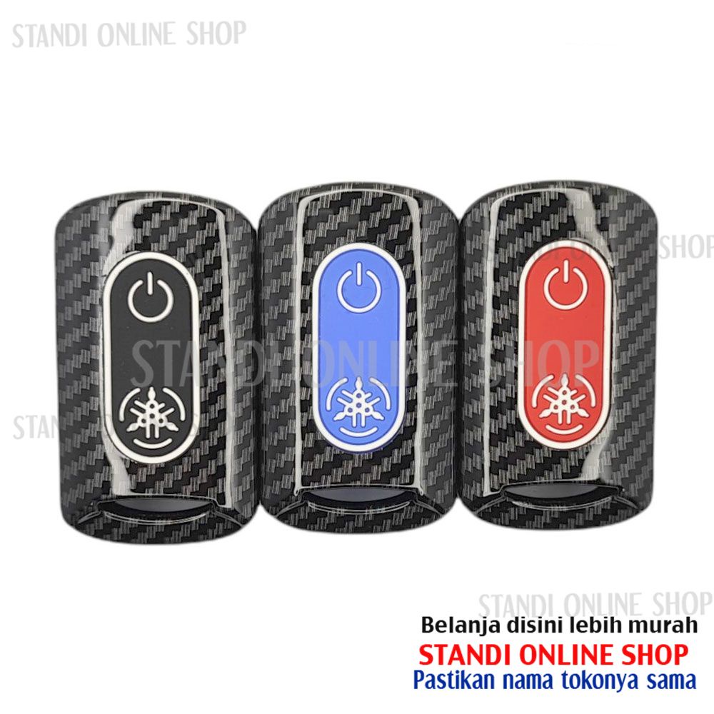 Cover Remote Sarung Kunci Smartkey Carbon Case Yamaha NMAX Aerox XMax