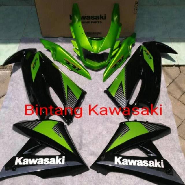 fairing depan atas bawah fairing full set ninja rr new original