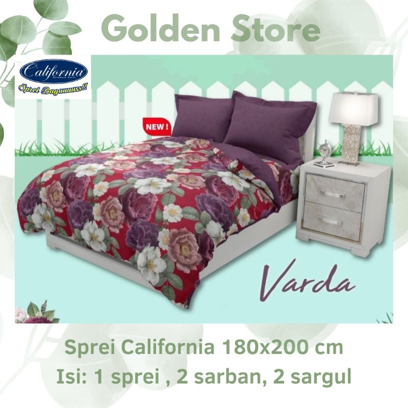 Sprei California 180x200 Motif Varda