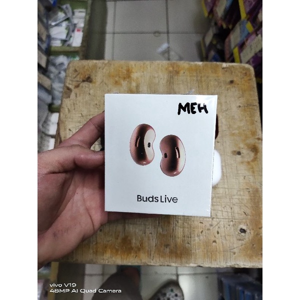 HEADSET BLUETOOTH SAMSUNG BUDS LIVE R180 MODEL TERBARU MANTUL MURAH MERIAH