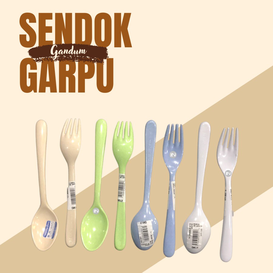 Sendok &amp; Garpu Melamin / Sup / Oriental / Ramen