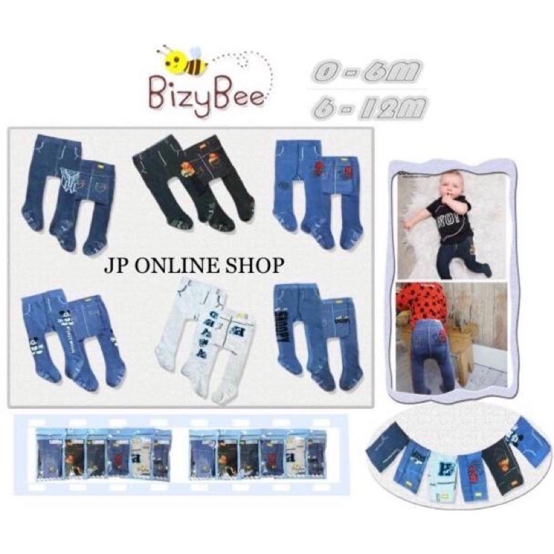 Legging Bayi Full MOTIF cerah catton rich Tutup Kaki 1pcs