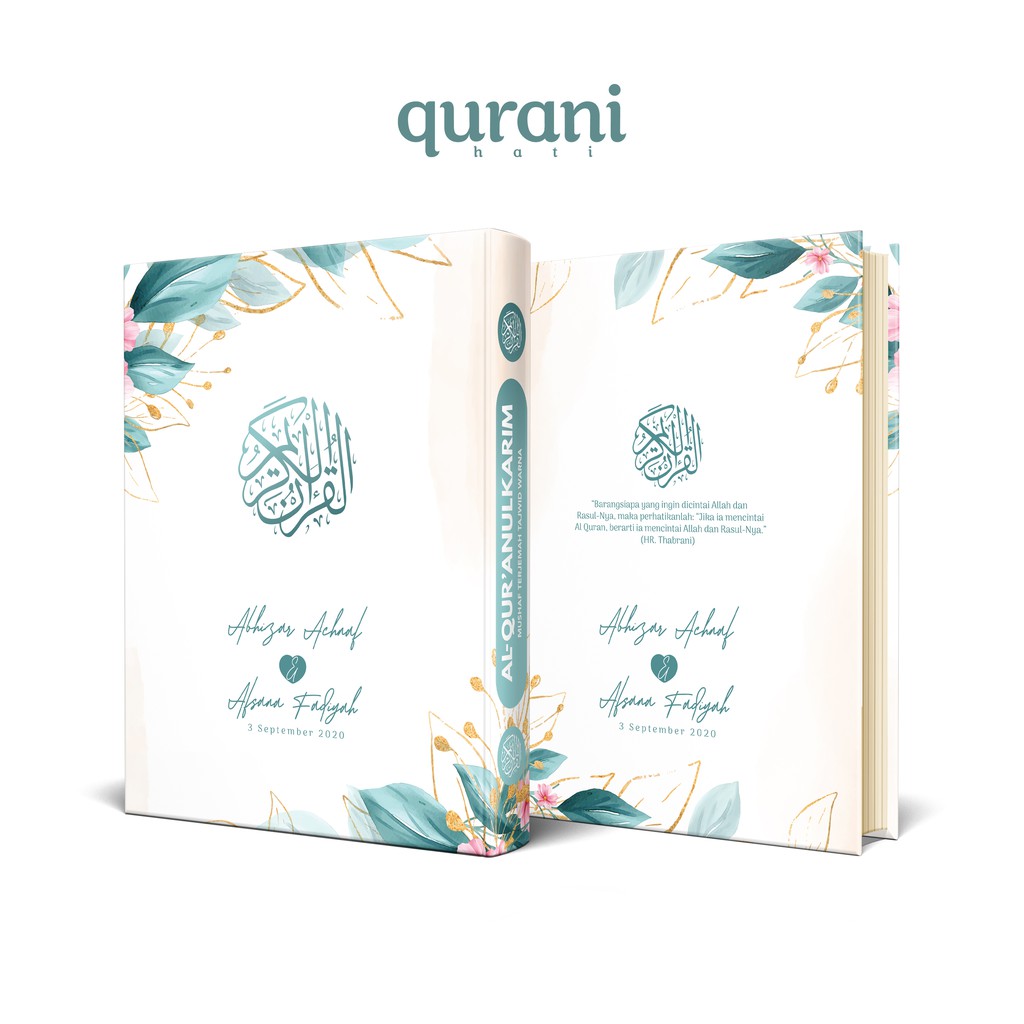 Al Quran Quran Custom Nama Cover Unik Terjemah Hafalan Tajwid Warna Hadiah Mahar Besar Kecil Wanita
