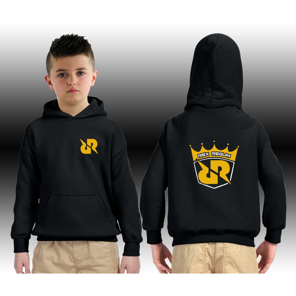 Jaket Hoodie anak Esport team RRQ jaket game anak-anak