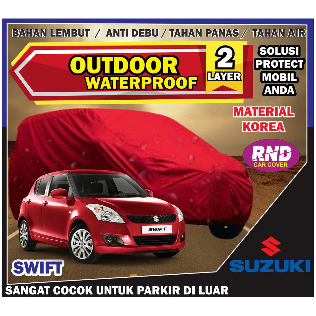 SUZUKI SWIFT Cover Mobil Outdoor 2 layer Aksesoris Mobil