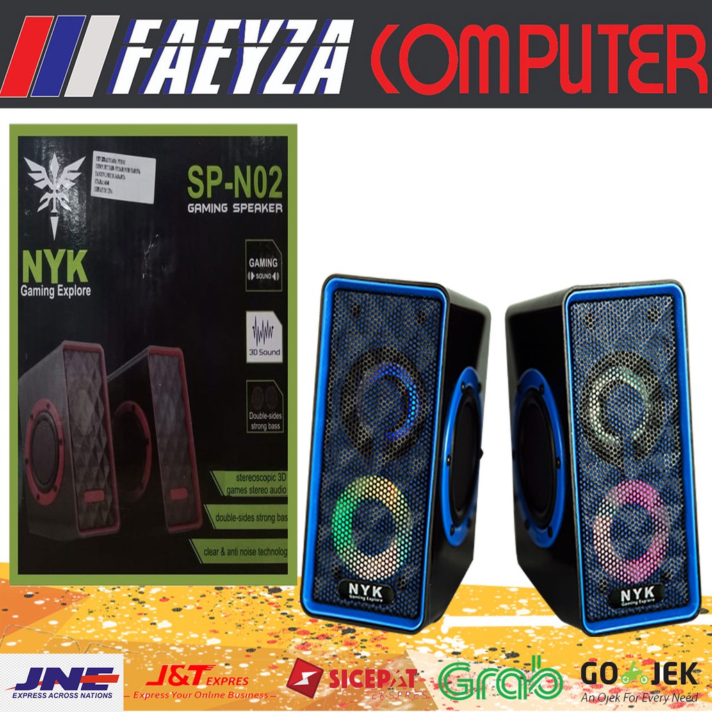 RGB Speaker NYK SPN-08 FALCON Aux 3.5mm SP-N08