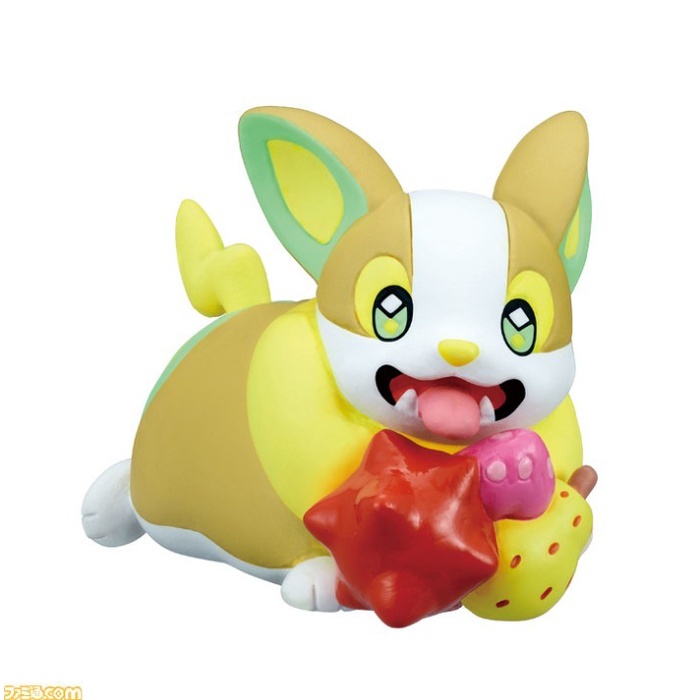 Pokemon Yamper Manpuku Pakupaku Mascot 2 Okawari Paku Fruit Figure
