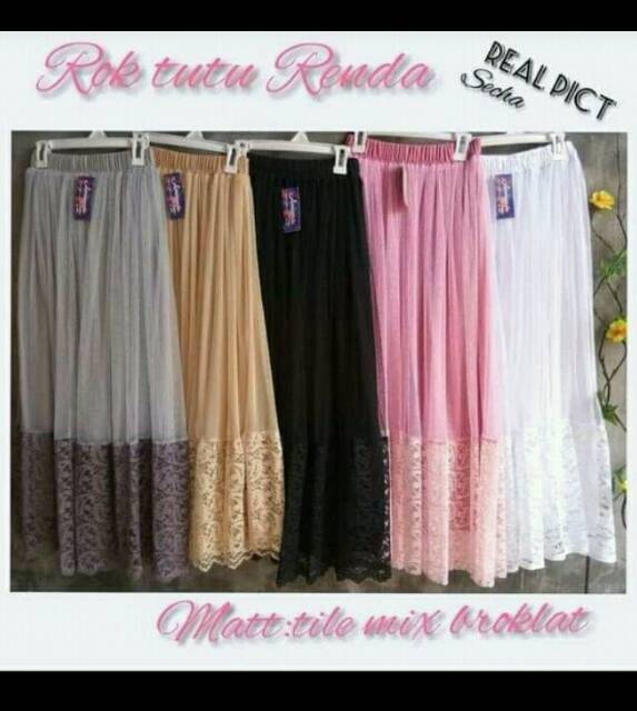 ROK TUTU BURKAT DEWASA BAHAN BURKAT