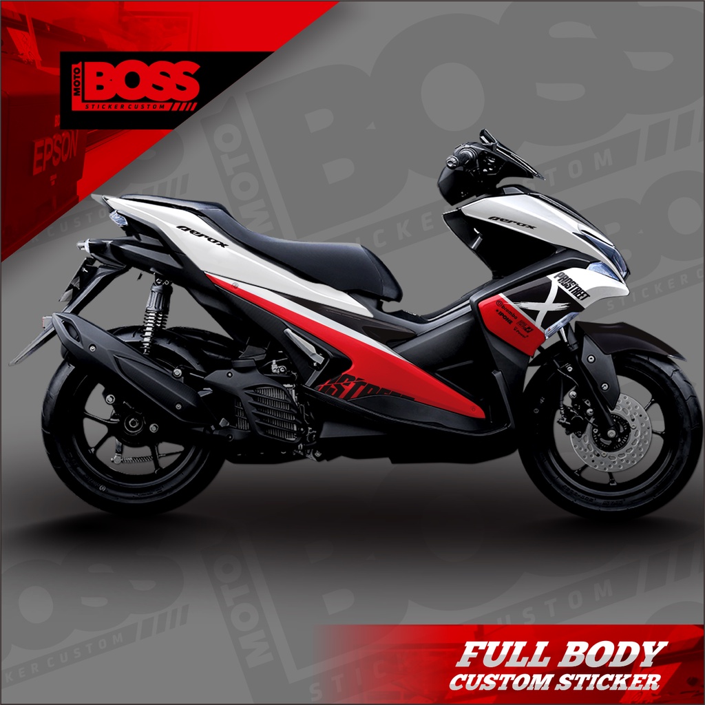 Decal Sticker Stiker Yamaha Aerox 155 Full Body Sticker Decal Aerox 155 Motif prostreet