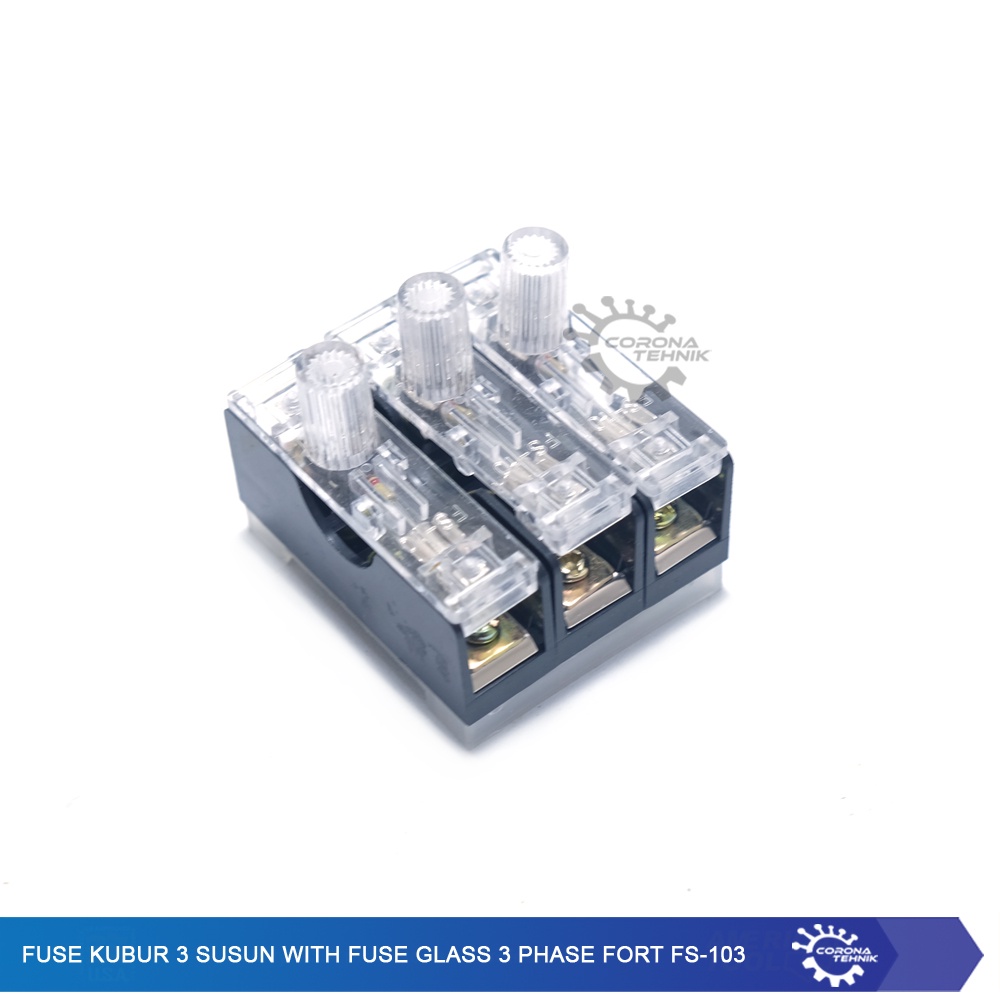 Fort FS-103 - Fuse Kubur 3 Susun With Fuse Glass 3 Phase