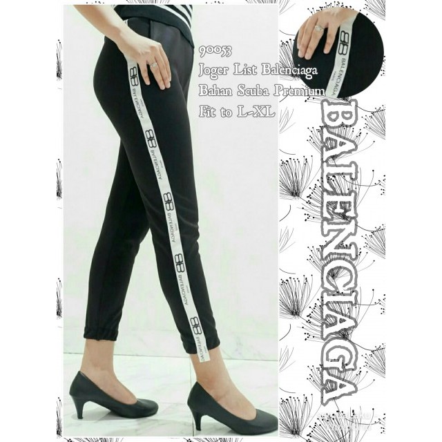 SL-90053 REAL PICT Joger list balenciaga scuba premium Fit to L-XL