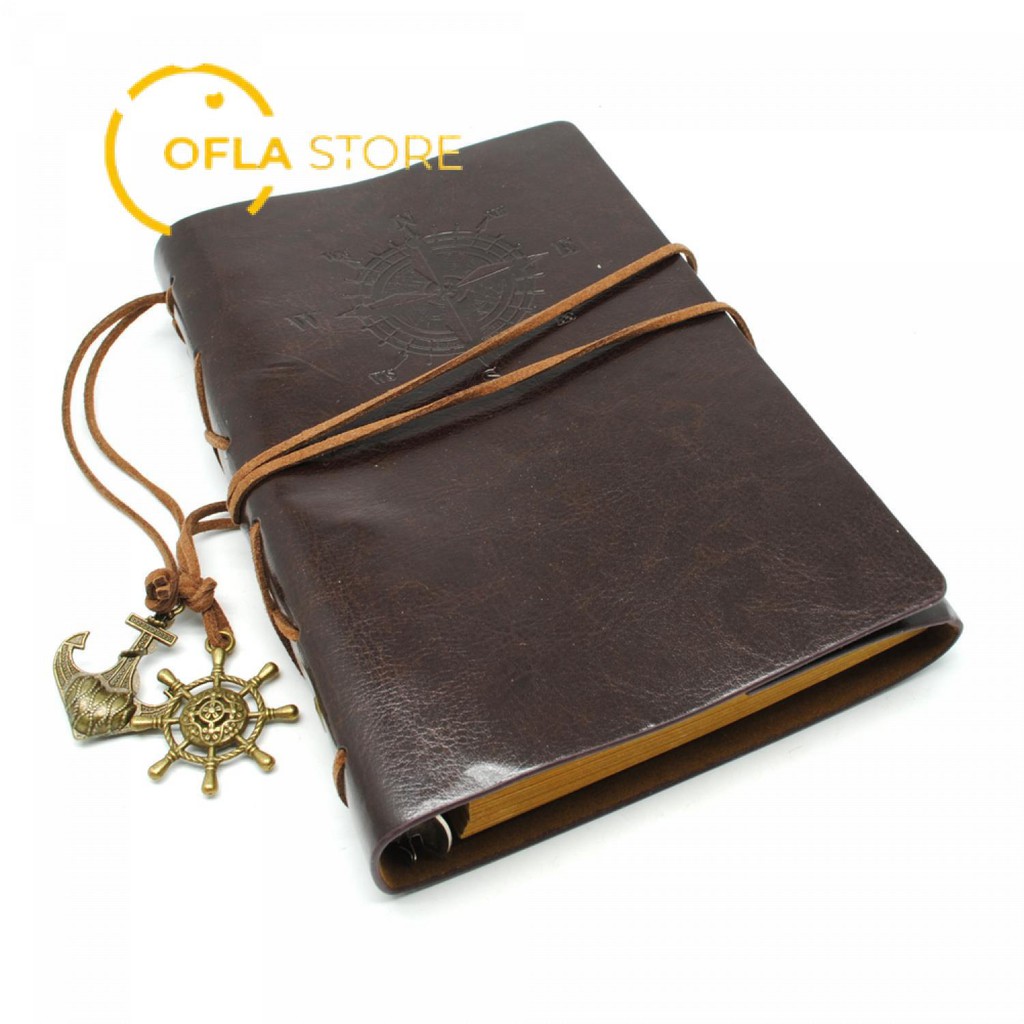 

Ofla Store | Buku Catatan Binder Kulit Retro Pirate - 8005 [Coffee]