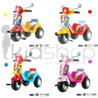 Mainan Sepeda  Roda  Tiga  Anak  Scooter Scoopy Vespa  