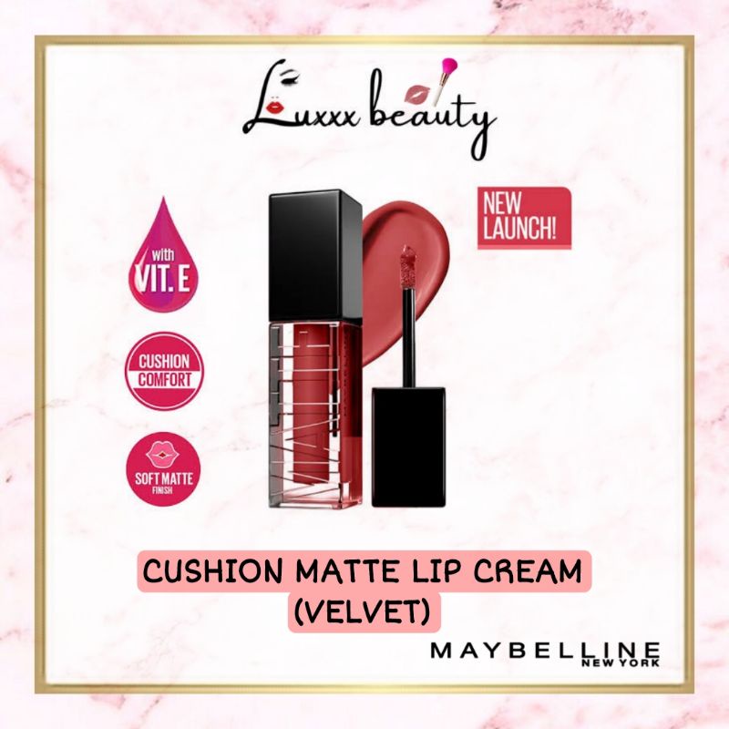 MAYBELLINE Sensasional Cushion Matte | Lipcream | Lipstick Matte Intens | Transferproof