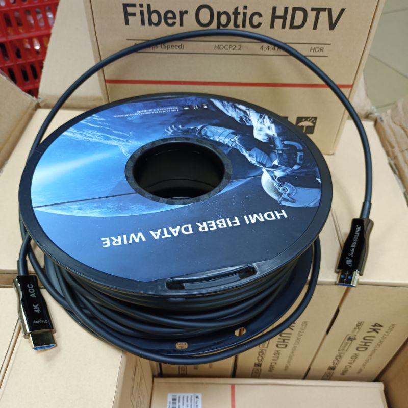 Kabel HDMI 2.0 Fiber Optic 30Meter Support 4K - Kabel HDMI FO 30Meter