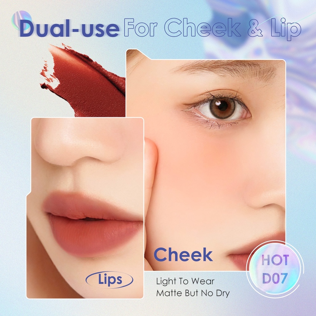 Focallure Dual Muse Lip And Cheek Duo 2IN1 Focallure Lip Mud Focallure Lip Clay Focallure Lip Cheek Focallure Lip Balm Focallure Focallur Fucallure Focalure Foccalure