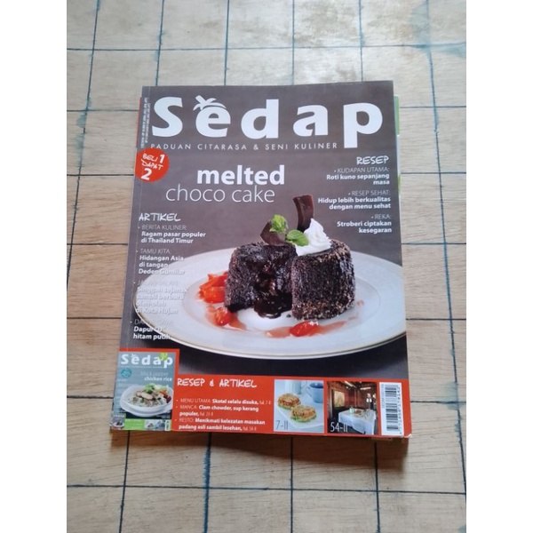Majalah Masakan SEDAP, MELTED CHOCO CAKE