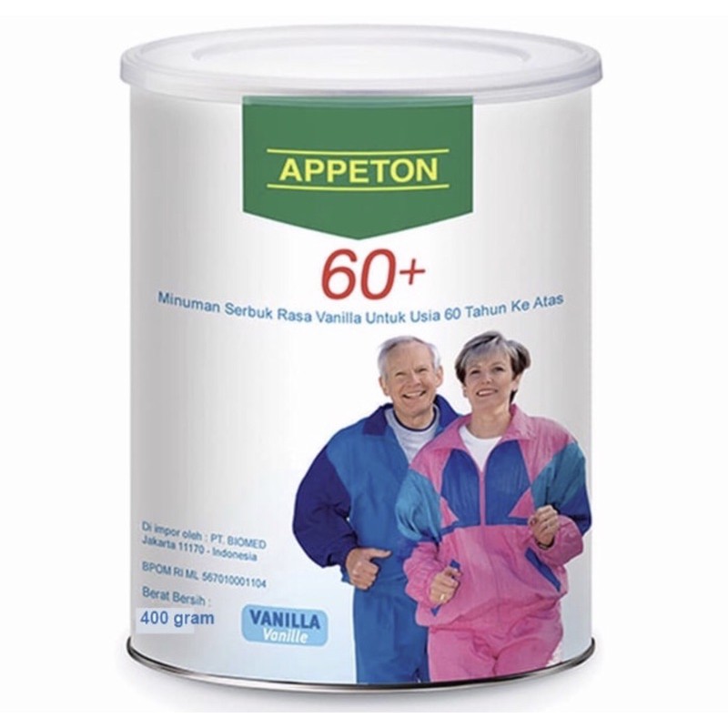 Appeton weight gain 60+ 400 gram ( menaikkan berat badan lanjut usia )