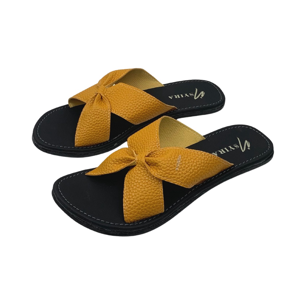 Insyira - Sandal Wanita Cecilia / Sandal Slop Wanita Non Slip Alas Hitam