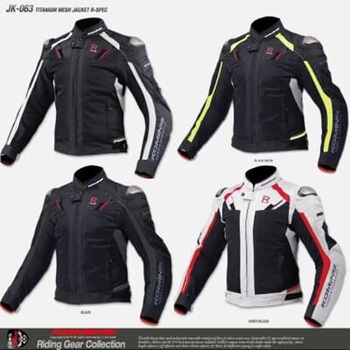 JAKET MOTOR KOMINE JK 063 JACKET TOURING KOMINE JK063 TITANIUM R SPEC motor