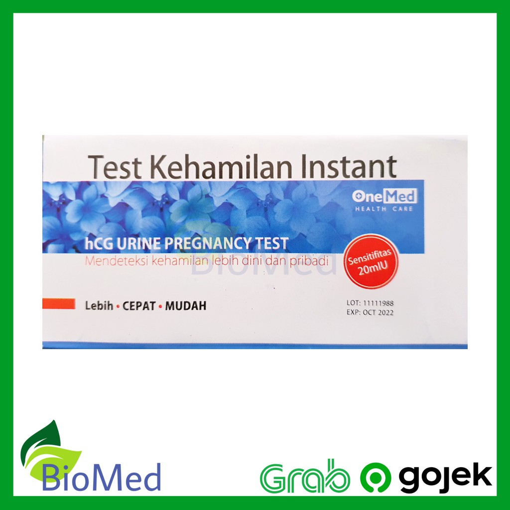 TEST PACK ONE MED - OneMed Strip Test Uji Kehamilan Instant Testpack