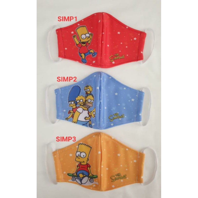 Masker nonmedic The Simpsons series