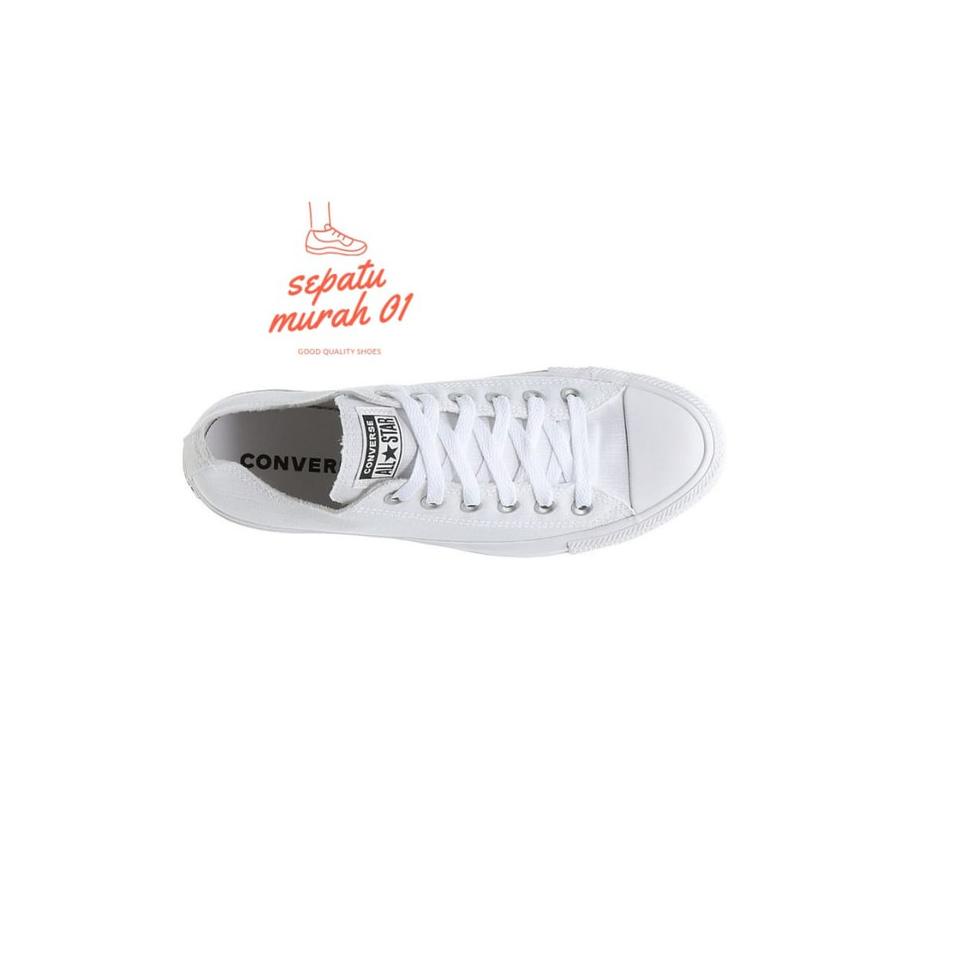 『8.8 Brand』 SEPATU CONVERSE ALL STAR MURAH SNEAKERS PRIA WANITA PUTIH POLOS PENDEK FREE BOX 