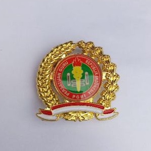 Pin pgri padi kapas pin pgri lencana pgri lencana guru