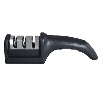 Pengasah Pisau Dapur Multifungsi / Sharpener Knife Warna Hitam - Murah