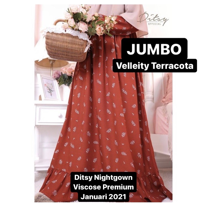 Ditsy Nightgown Viscose Jumbo Januari 2020