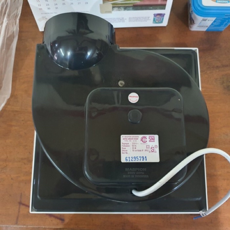 best deals maspion mv16ex exhaust fan plafon / heksos / kipas angin hisap dapur kamar mandi kamar