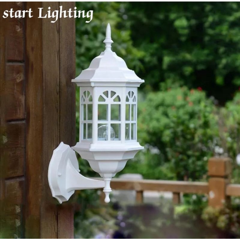 Lampu dinding autdoor/lampu hias tempel taman