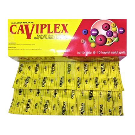 CAVIPLEX STRIP ISI 10 MULTIVITAMIN DAN MINERAL