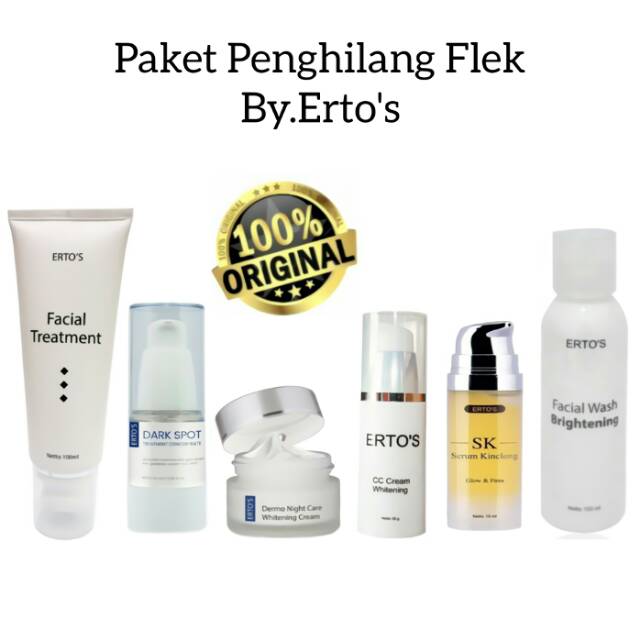 [Paket Ertos Original 100%] Paket Penghilang Flek by. Ertos