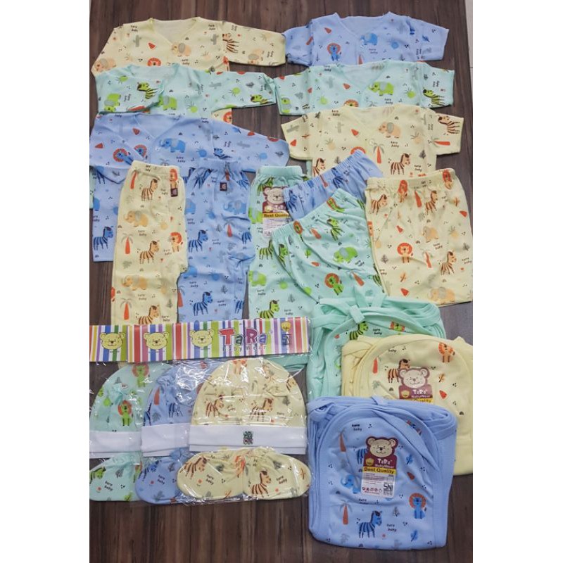 

Paket isi 27 pcs warna print