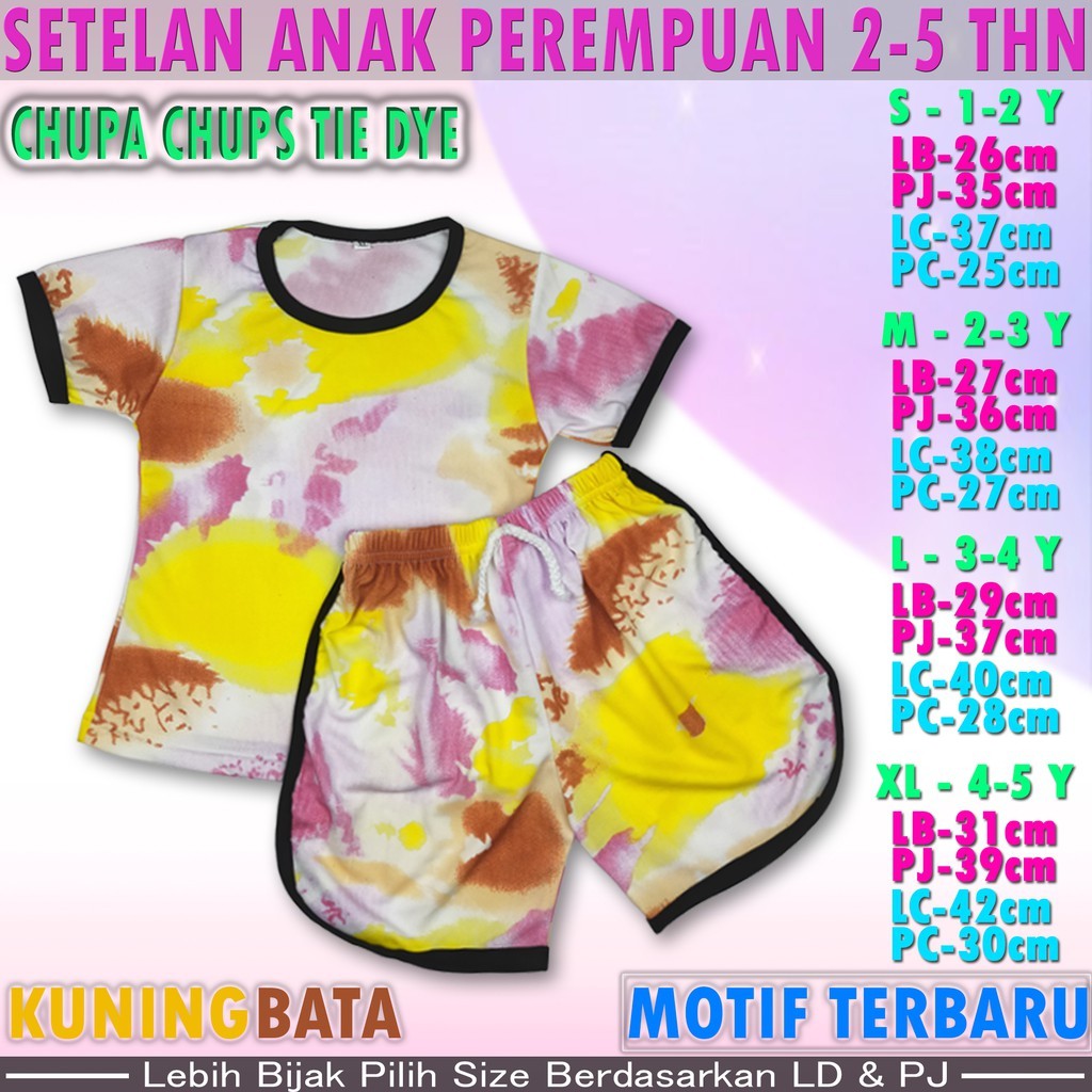 SETERAN ANAK CHUPA TIE DYE 2-5 TAHUN