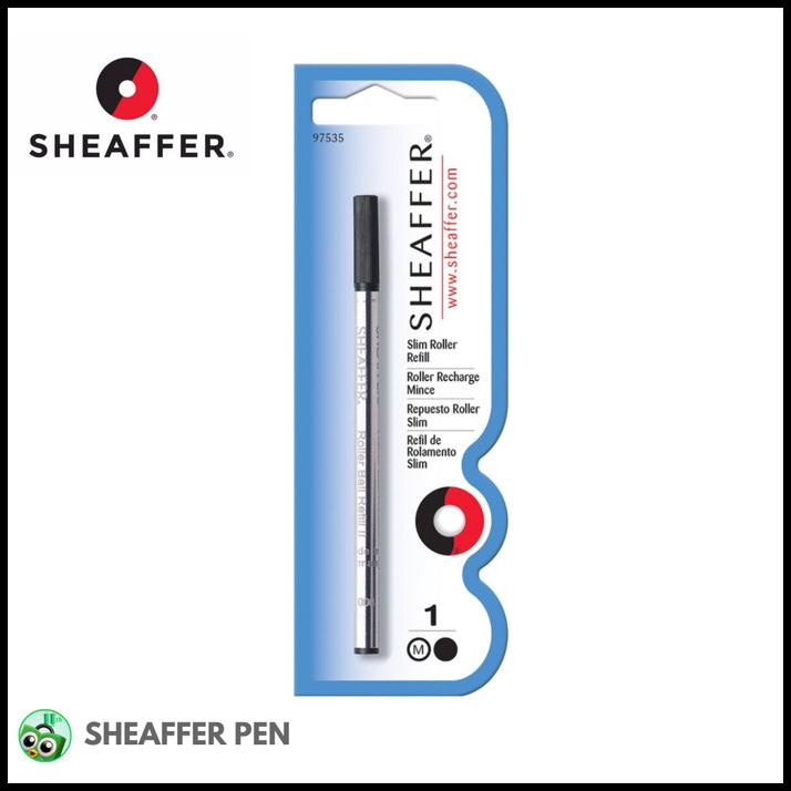 

Caramel | Sheaffer Slim Rollerball Refill - Black Medium - Blister Card