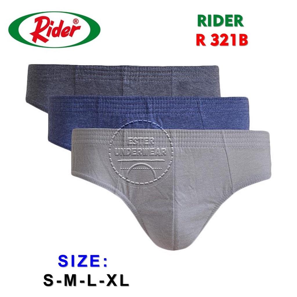 Celana Dalam Pria Rider Super R 321B Isi 3Pcs/Pack