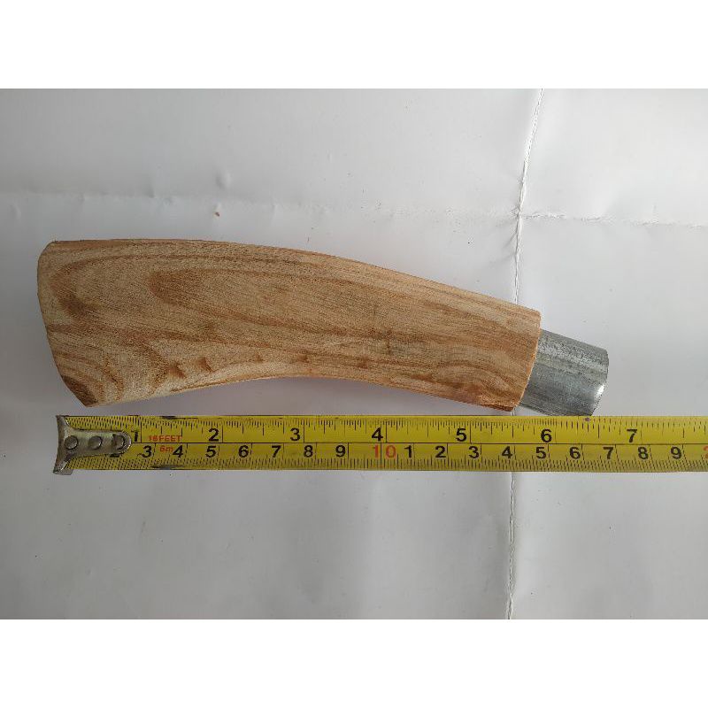 Tangkai Golok Parang Ladiang Gagang Golok Bahan Kayu Bulat dan Hulu Bahan Plastik  Hulu Tangkai Ladi